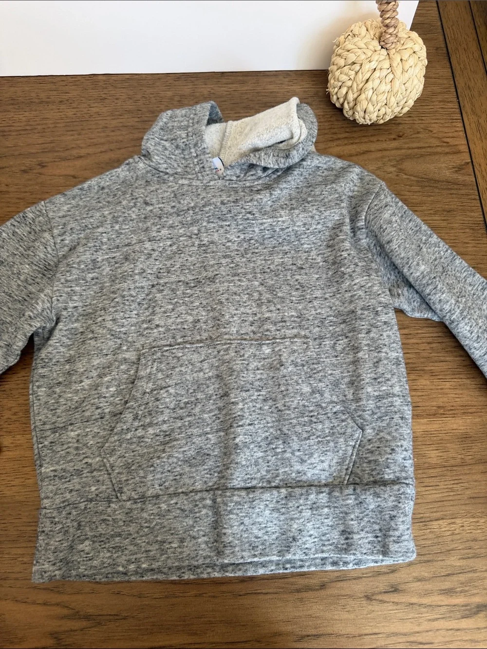 Old Navy Kids Hooded Pullover Sweatshirt - Navy & Heather Gray